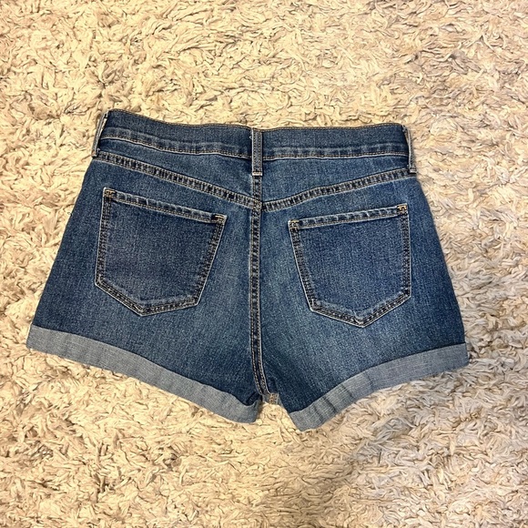 2/$15 Old Navy - Medium Wash Mid Rise Jean Shorts - Picture 5 of 5